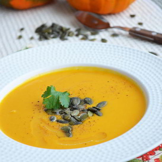 Рецепт супа-пюре из запеченной тыквы