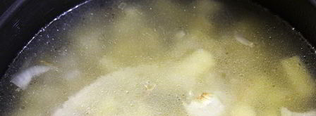 суп-пюре из зеленого горошка. Шаг 4