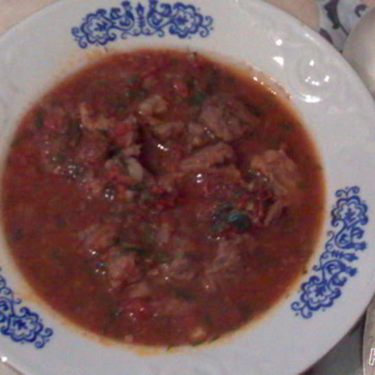 Рецепт супа-пюре острого