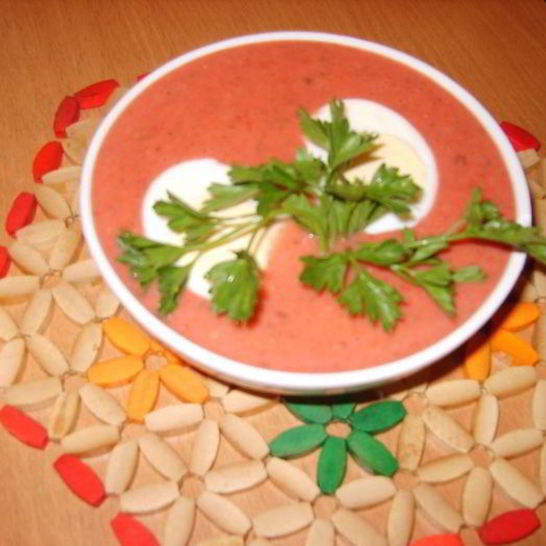 Рецепт супа-пюре овощной с тыквой и яблоками