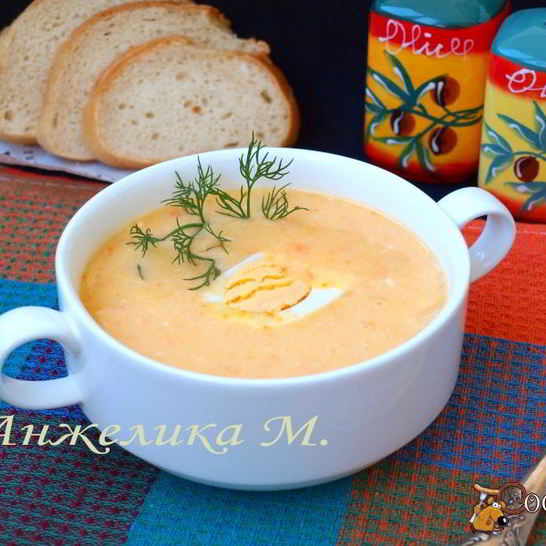 Рецепт супа-пюре с овощами и плавленым сырком