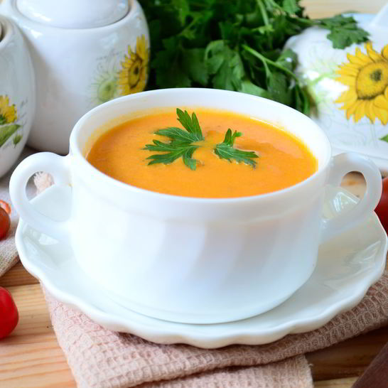 Рецепт томатного супа-пюре красная жара