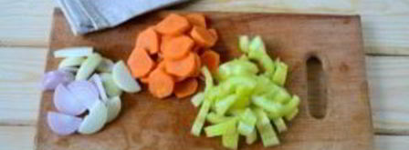 томатный суп-пюре красная жара. Шаг 2