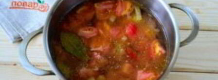 томатный суп-пюре красная жара. Шаг 6