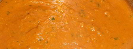 томатный суп-пюре с нутом. Шаг 9