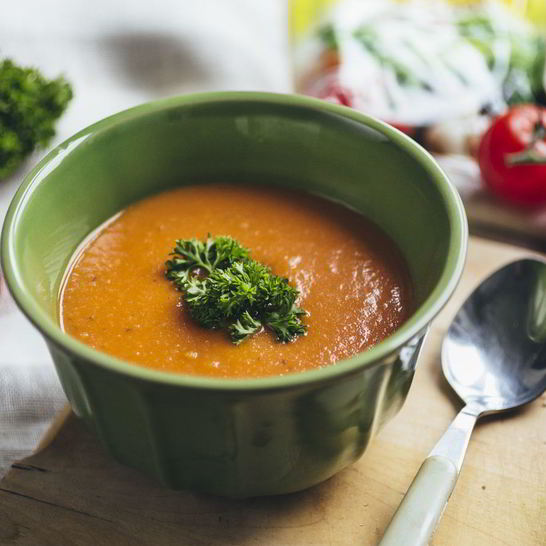 Рецепт томатного супа-пюре с розмарином