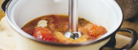 томатный суп-пюре с розмарином. Шаг 7