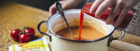 томатный суп-пюре с розмарином. Шаг 8