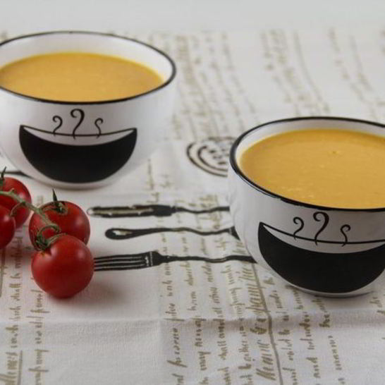 Рецепт тыквенно-морковного суп-пюре с кокосовым молоком и имбирем