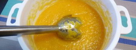 тыквенный суп-пюре с чесноком и розмарином. Шаг 2
