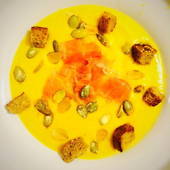 Рецепт тыквенного супа-пюре с прошутто