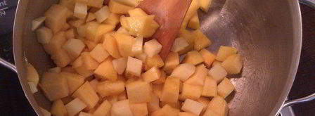 тыквенный суп-пюре с шафраном. Шаг 4