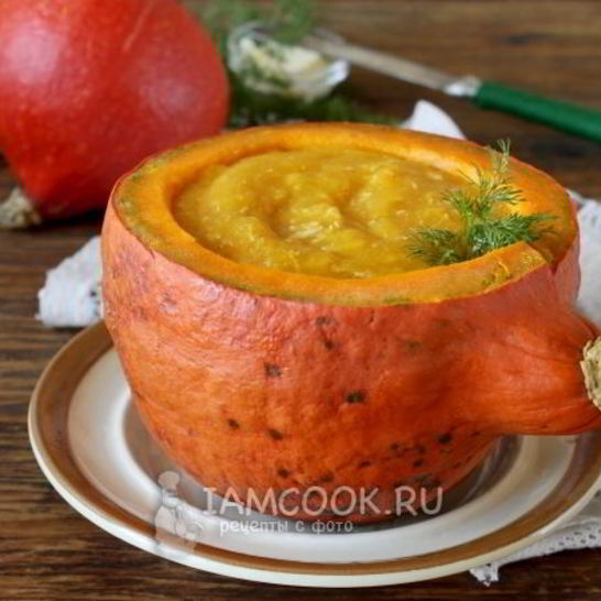 Рецепт тыквенного супа-пюре со сливками