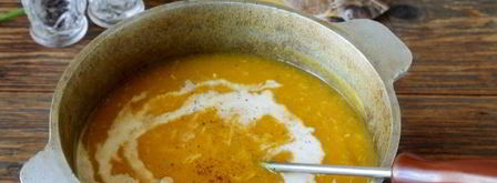 тыквенный суп-пюре со сливками. Шаг 7