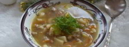 суп с фаршем и макаронами. Шаг 7