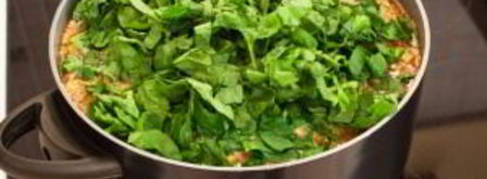 суп с фрикадельками и шпинатом. Шаг 16