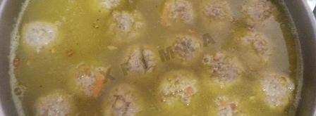 суп с фрикадельками из куриного фарша. Шаг 9