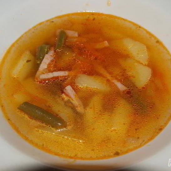 Рецепт супа с копченостями экспресс