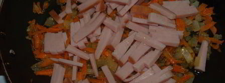 суп с копченостями экспресс. Шаг 2