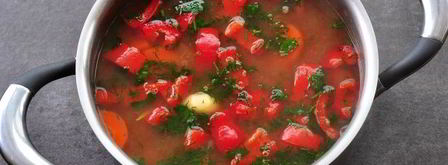 суп с красной фасолью консервированной. Шаг 7