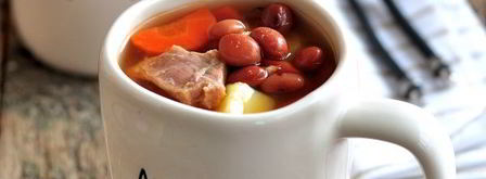 суп с красной фасолью консервированной. Шаг 9