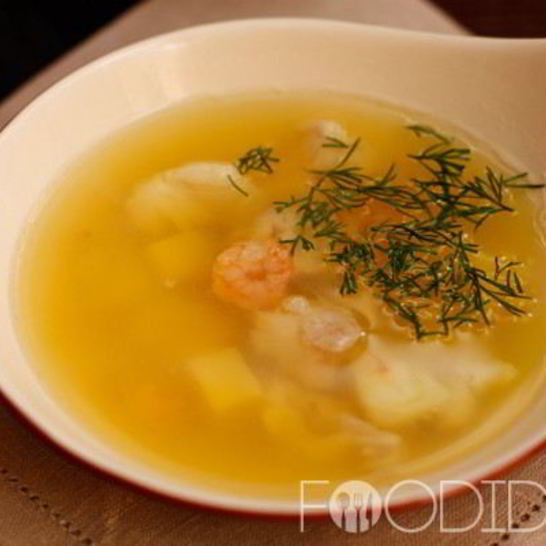 Рецепт супа с креветками