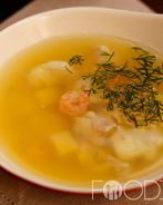 Суп с креветками