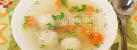 суп с куриными тефтелями. Шаг 7