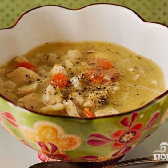 Рецепт супа с курицей, морковью, сельдереем и клецками