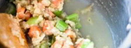 суп с курицей, морковью, сельдереем и клецками. Шаг 5