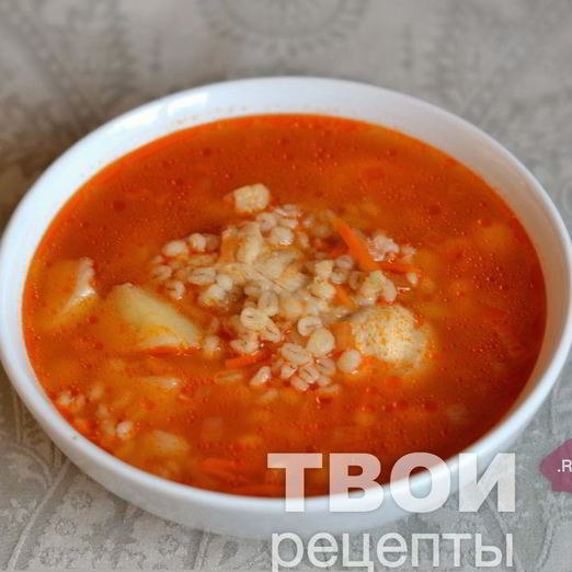 Суп с перловкой