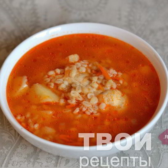 Рецепт супа с перловкой
