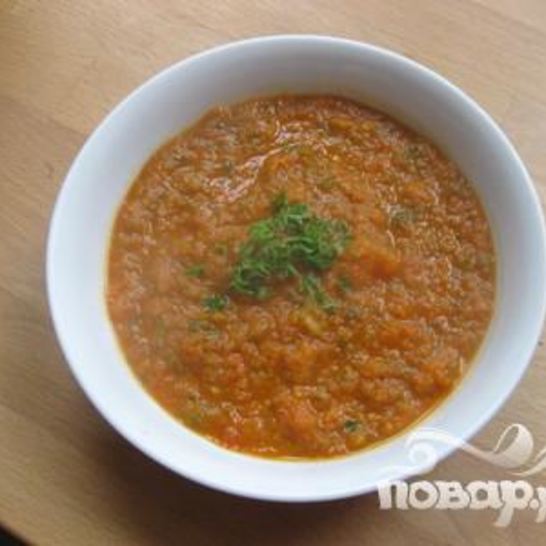 Рецепт супа с помидорами, кабачками и луком