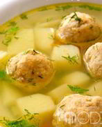 Суп с рыбными фрикадельками