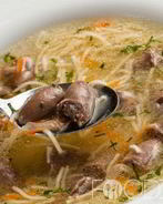 Суп с сердечками