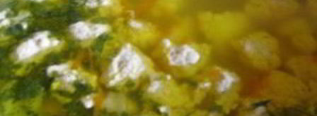 суп с цветной капустой и фрикадельками. Шаг 11