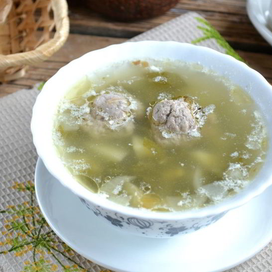 Рецепт супа щавелевого с фрикадельками