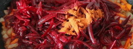 свекольный суп со сметаной. Шаг 5