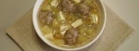 сырный суп с фрикадельками. Шаг 10