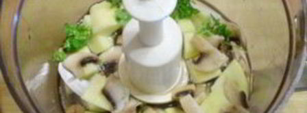 сыроедческий суп из шампиньонов. Шаг 3