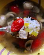 Тайский куриный суп с рисом