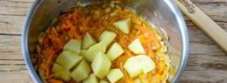 томатный крем-суп с хрустящим рисом. Шаг 3