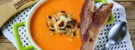 томатный крем-суп с хрустящим рисом. Шаг 9