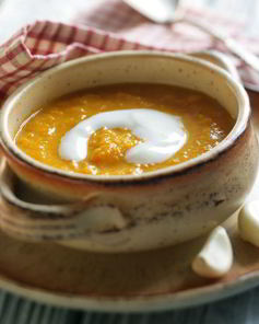 Тыквенный суп на кокосовом молоке