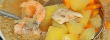 уха из красной рыбы. Шаг 3