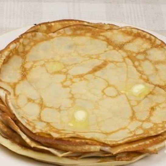 Рецепт авторских блинов из молока