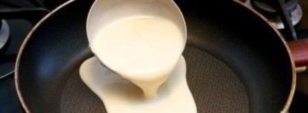 авторские блины из молока. Шаг 5