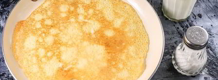 ажурные блинчики на кефире с дырочками. Шаг 9