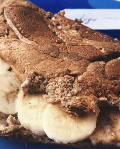 Блин с банановой начинкой