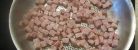 блинчики, фаршированные ветчиной и сыром. Шаг 2